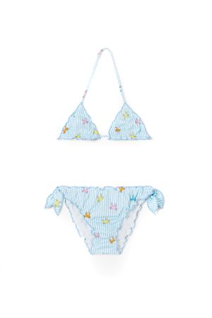 Bikini Cris in tessuto elasticizzato a righe SAINT BARTH KIDS | CRIS00101081L